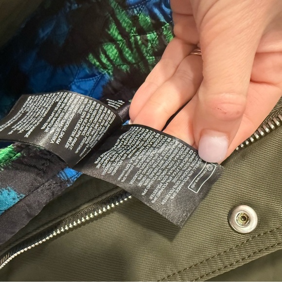 Kenzo x H&M Army Green Long Trench Parka Jacket S - Picture 6 of 10